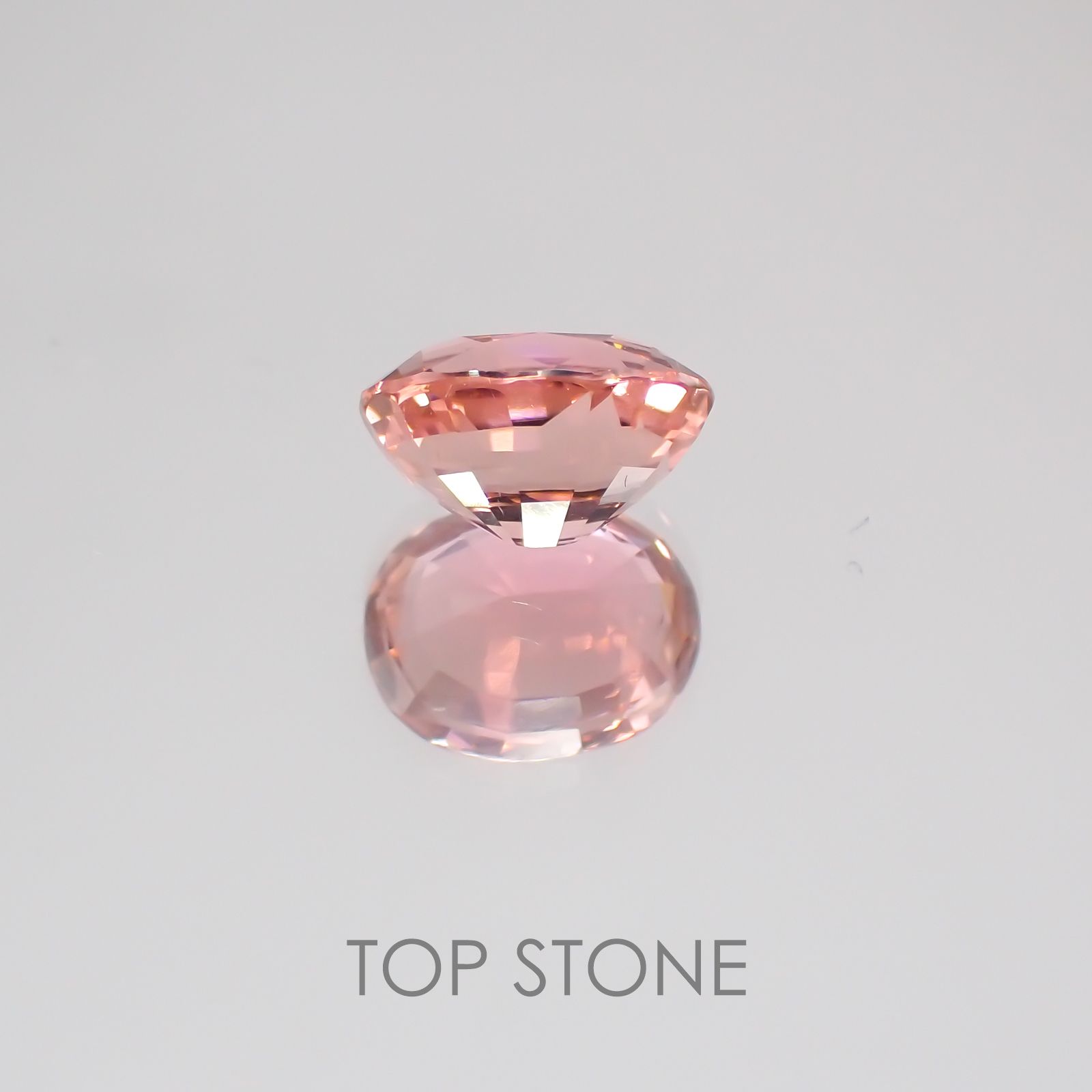 ピンクトルマリン パパラチャカラー ルワンダ産 ルース 1.89ct[21029978]8.5×6.6mm前後
