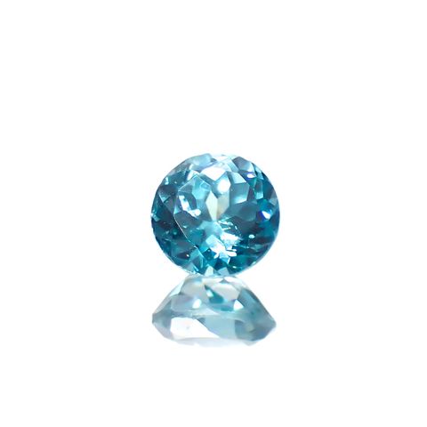 ブルージルコン カンボジア産 0.63ct [241229629]4.6x4.6mm前後