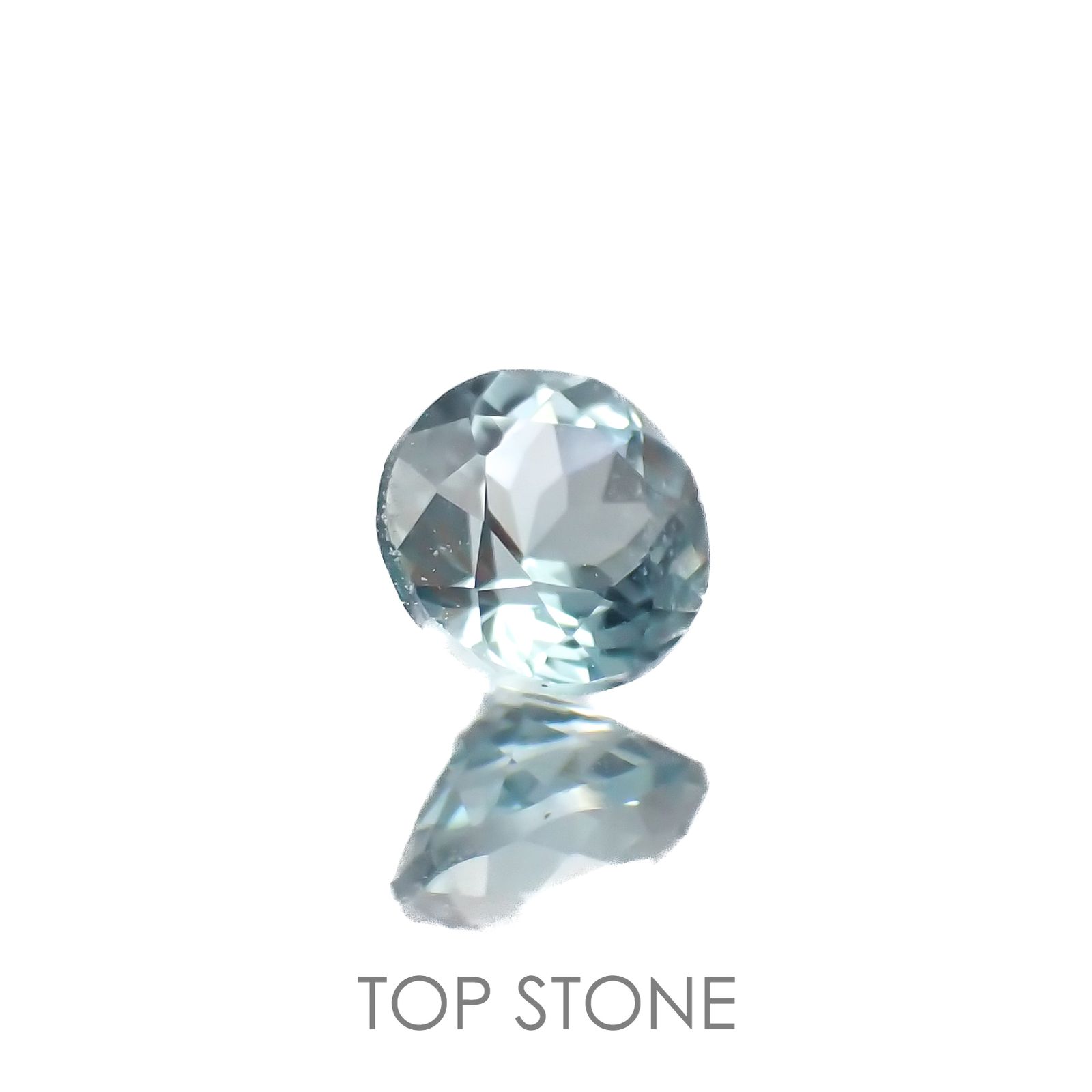 ブルートルマリン(宝石名トルマリン)アフガニスタン産 0.22ct 識別済[221018390]3.8x3.7mm前後