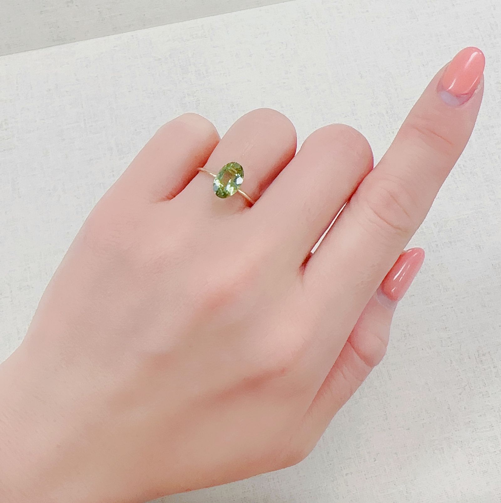 ルドウィジャイトインペリドット パキスタン産 1.60ct[230321239]9.4x6.3mm前後