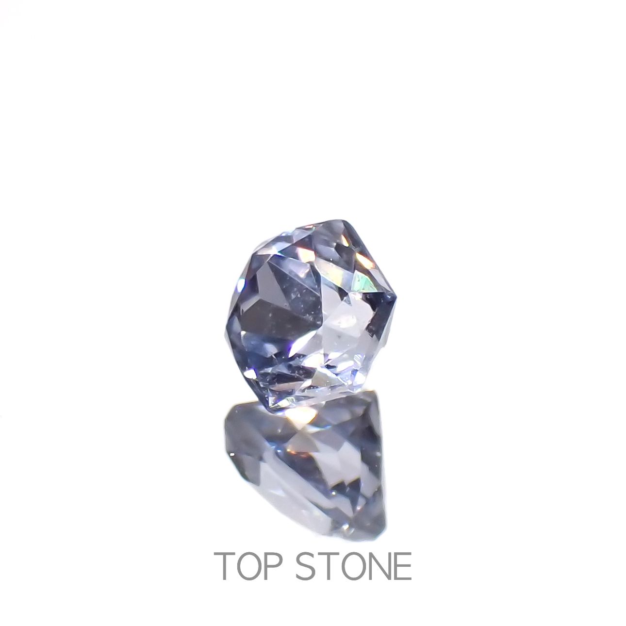 ◇ヘキサゴンカット◇ラベンダースピネル(宝石名スピネル)ビルマ/マダガスカル産 0.46ct 識別済[230220655]4x4mm前後