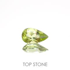 グリーンエンスタタイト(宝石名グリーン・エンスタタイト)カメルーン産 0.46ct 識別済[220917599]6.7x3.9mm前後