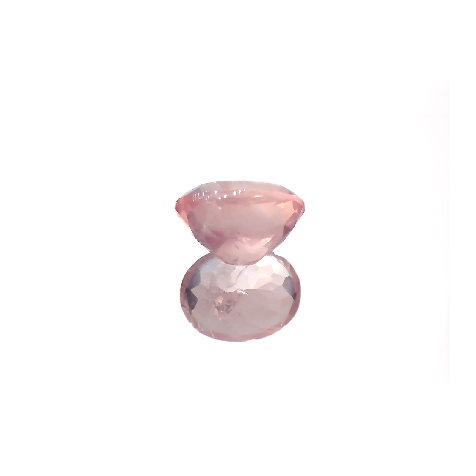 ディープローズクォーツ(宝石名ローズ・クォーツ)モザンビーク産 1.84ct 識別済[220616408]8.8x7mm前後