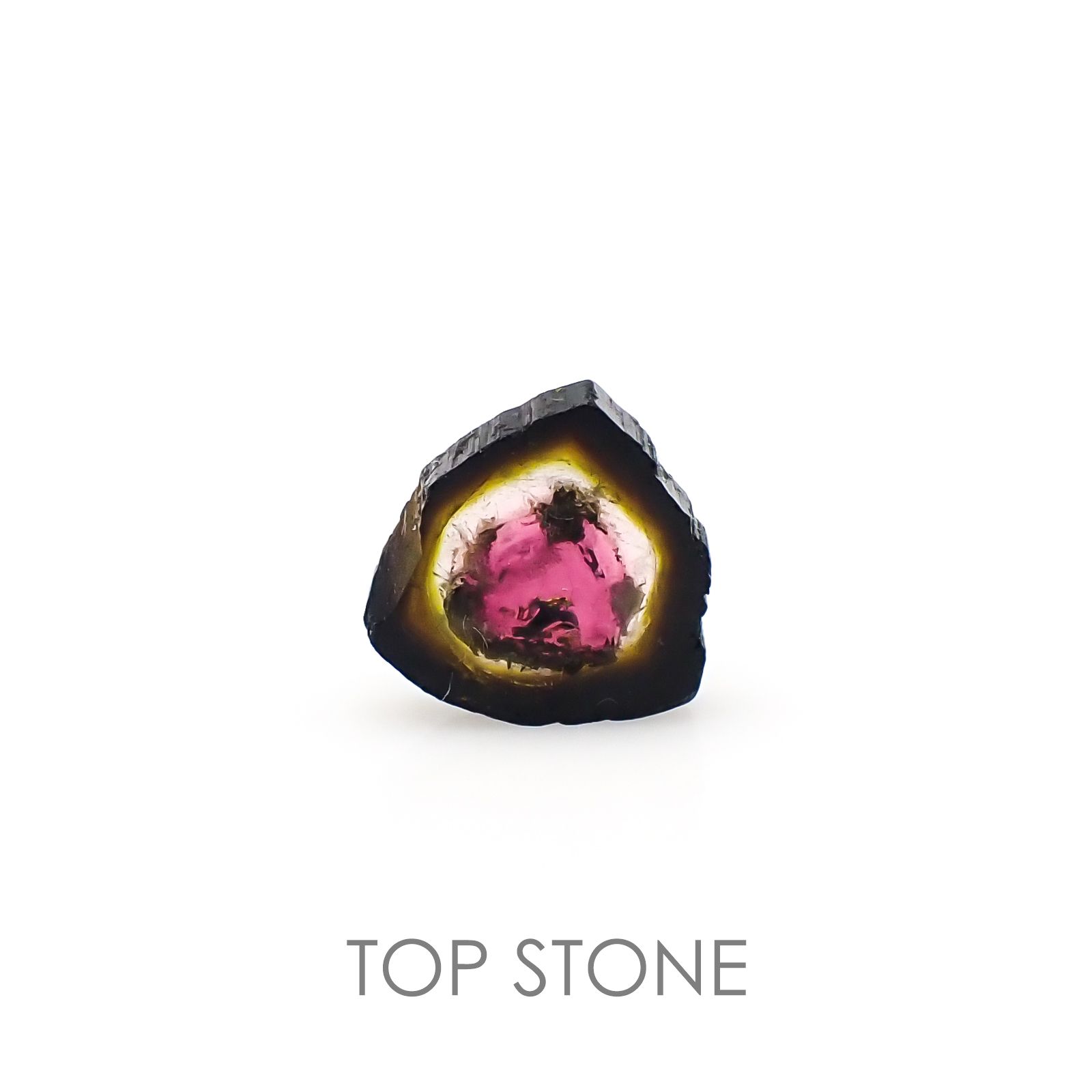 ウォーターメロントルマリン ブラジル産 原石・結晶 4.33ct[20095320]12.1×11.5mm前後