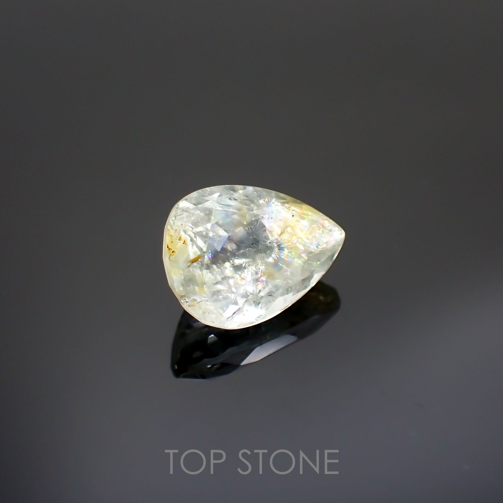 オーロラアクアマリン ブラジル産 2.96ct[220114401]11.4x8.2mm前後