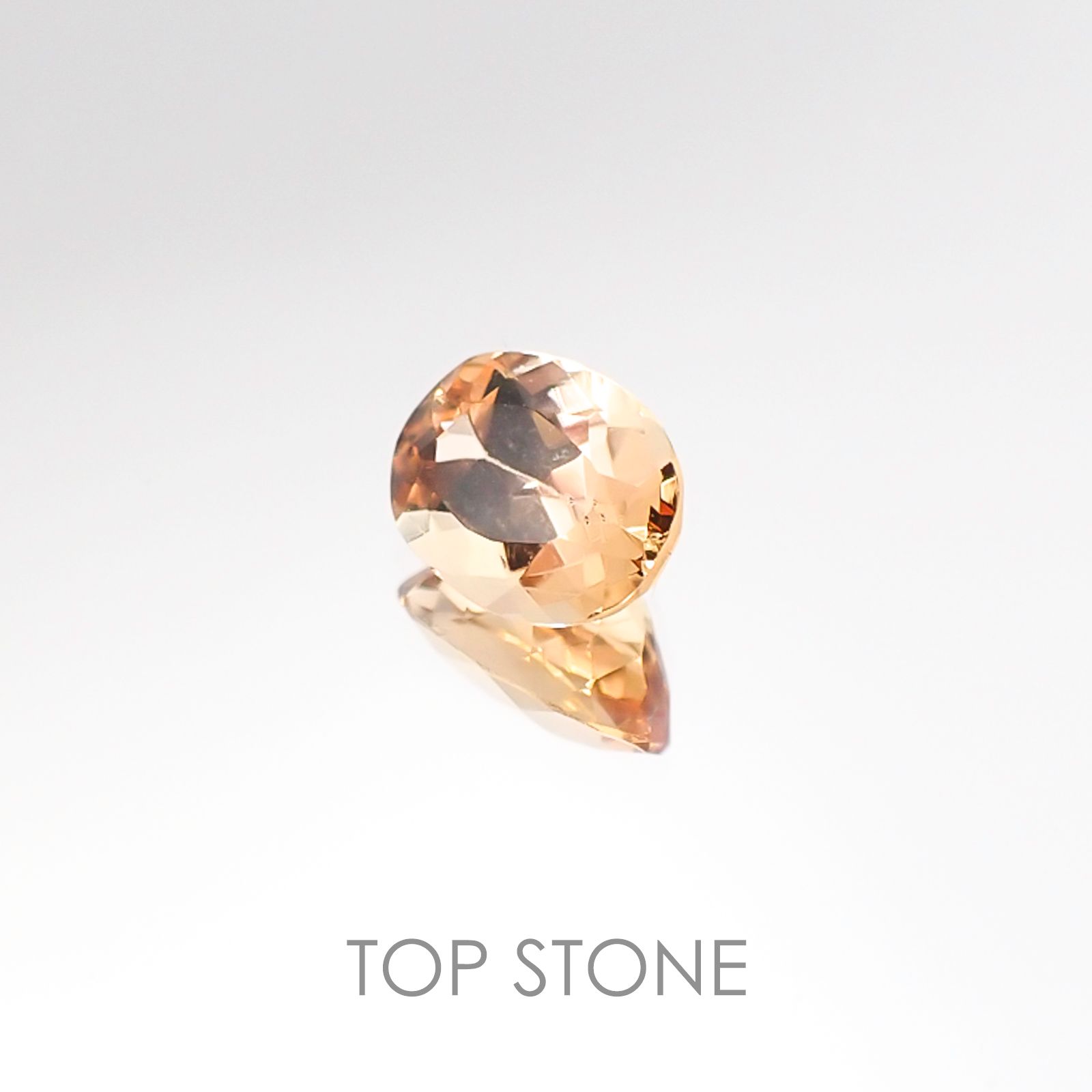 インペリアルトパーズ ブラジル産 ルース 1.09ct[20106515]7.2×5.4mm前後