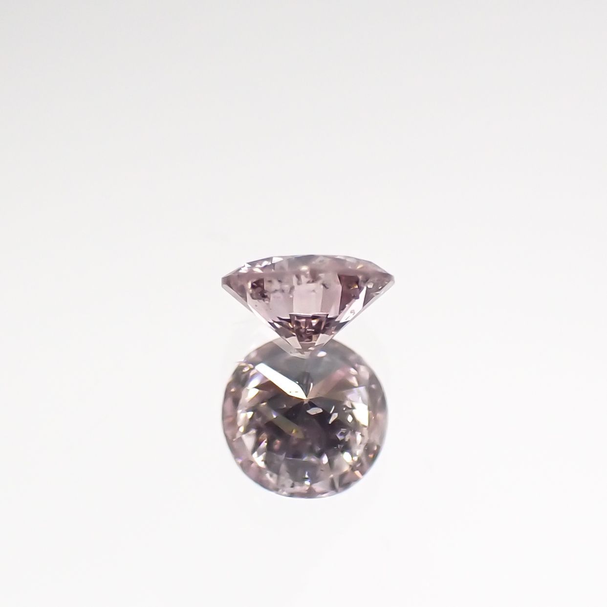 ピンクダイヤモンド I-1 / FANCY LIGHT PURPLISH PINK ソーティング付き 産 ルース 0.067ct[210711782]2.6×2.7mm前後