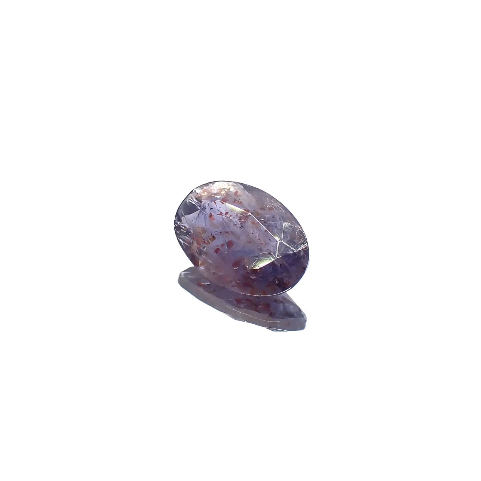 ブラッドショットアイオライト インド産 1.19ct[230622532]9.8x6.6mm前後