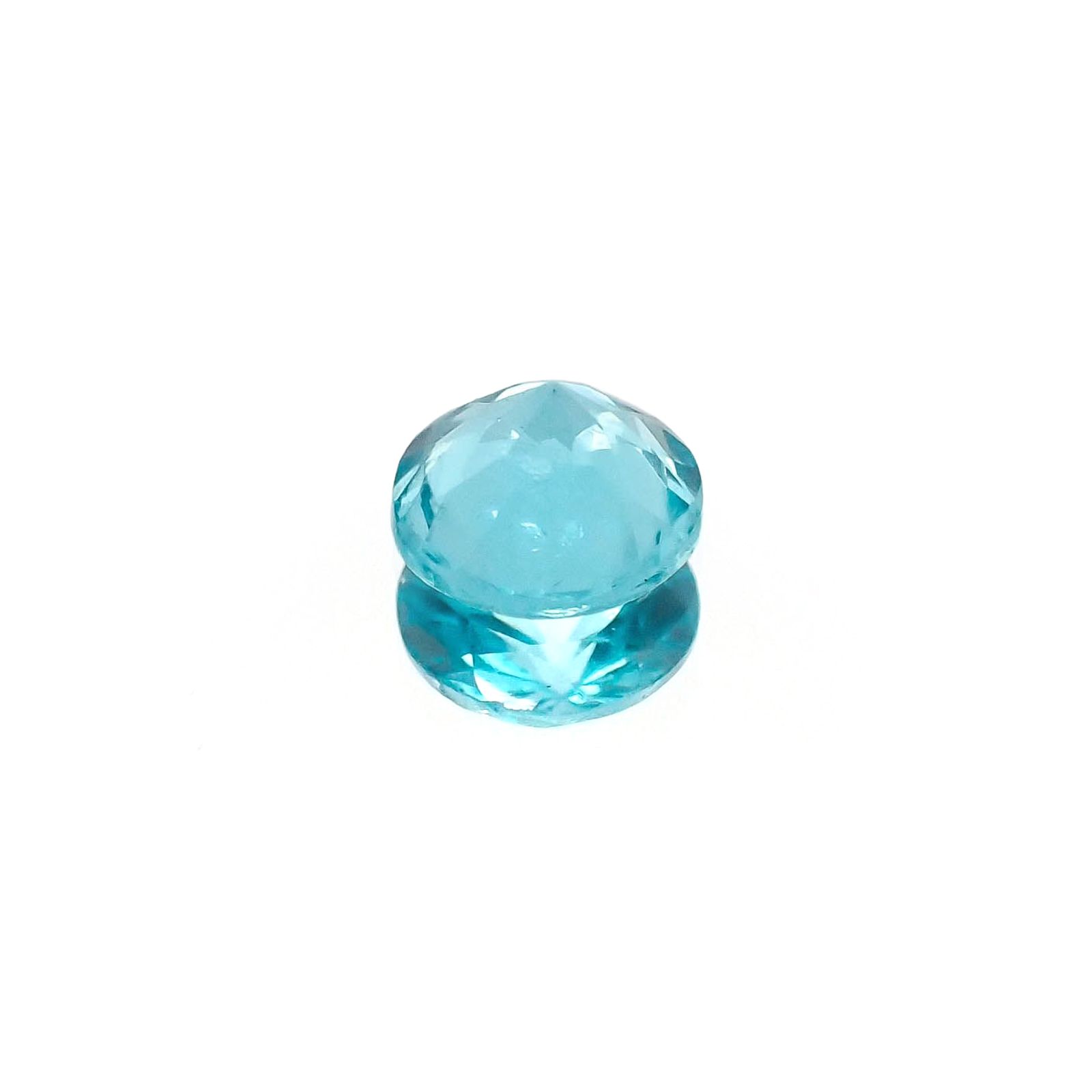 <ランダムセレクト1個販売> アパタイト ラウンドカット ブラジル産 0.40ct前後 / 5x5mm前後 [20074207-PAC]