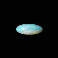 クリスタルオパール(宝石名オパール)オーストラリア産 ソ付(彩珠) 4.892ct / 21.5x8.8mm前後 [220717009]