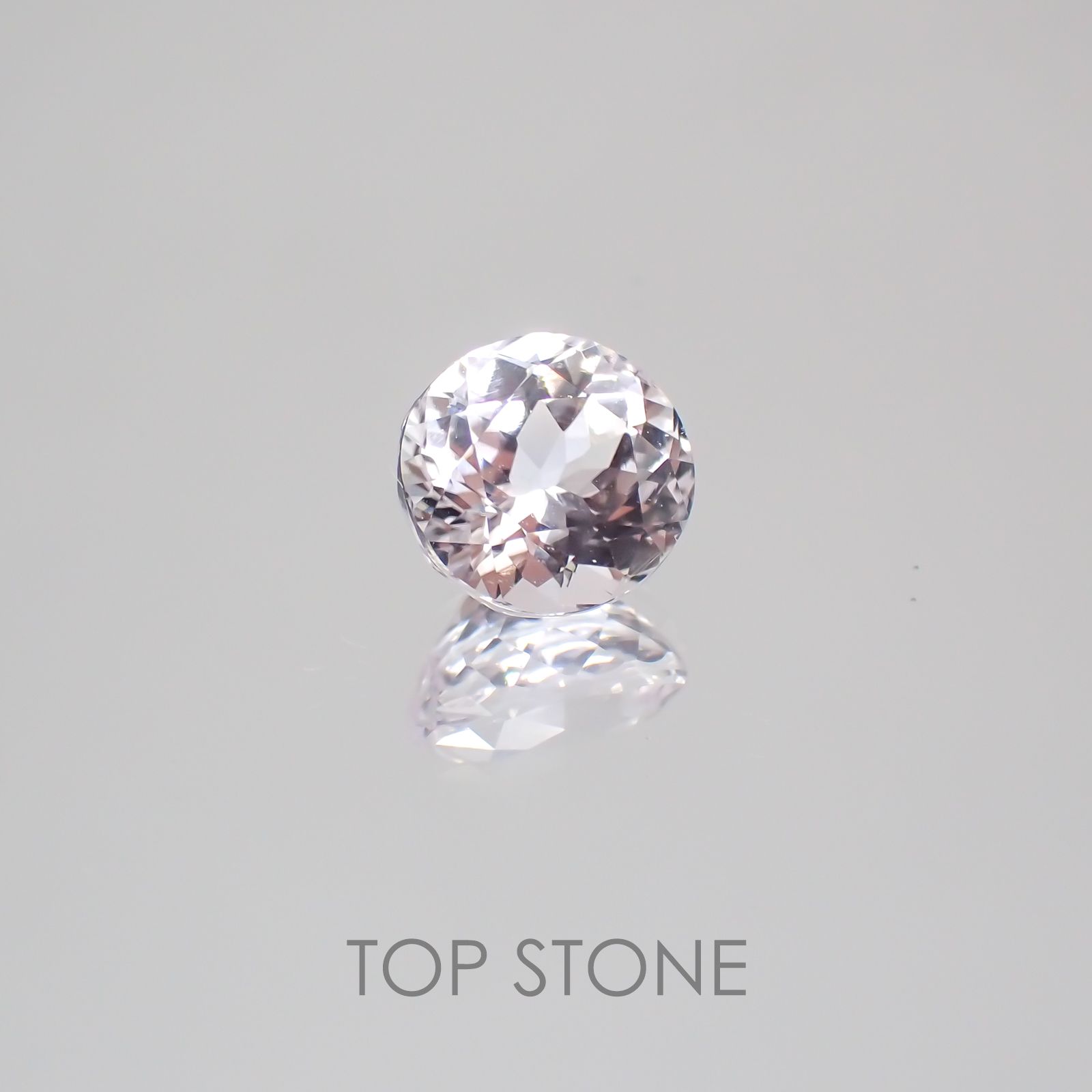 クンツァイト アフガニスタン産 ルース 1.69ct[21029732]7.3×7mm前後