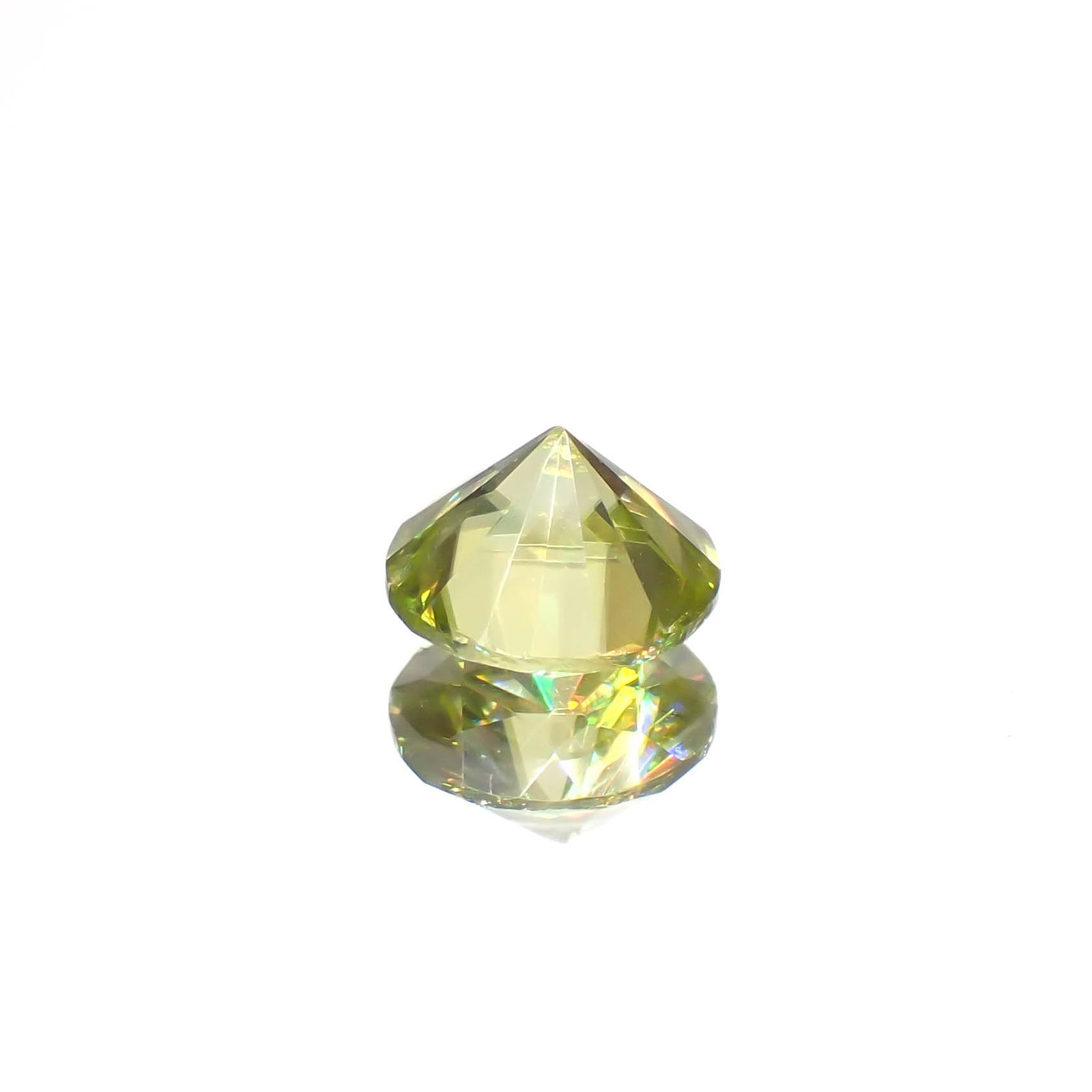 スフェーン(宝石名スフェーン)マダガスカル産 0.883ct ソ付(彩珠)[230522232]5.9x5.9mm前後