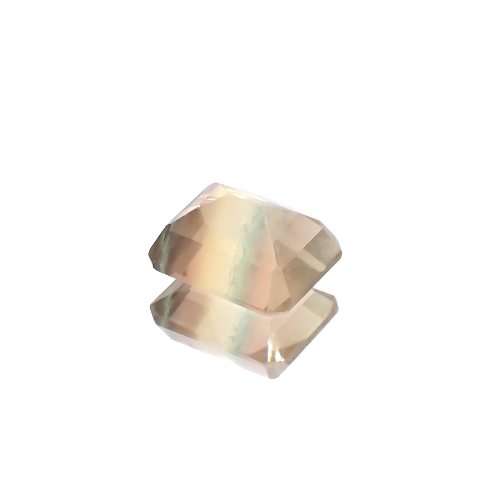 バイカラーフローライト フルオレッセンス ブラジル産 4.21ct[230722980]10x8mm前後