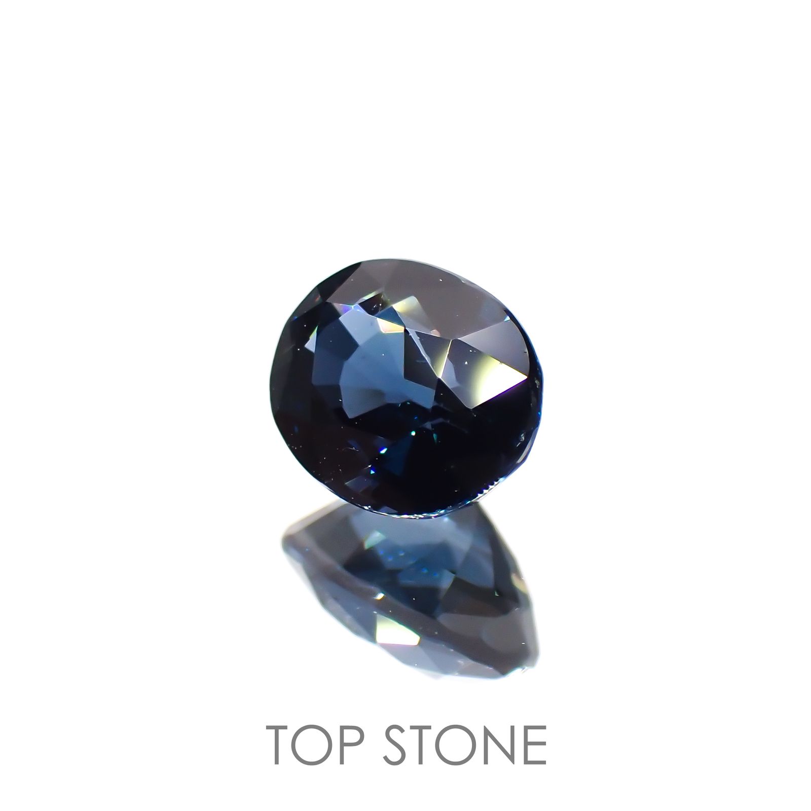 コバルトブルースピネル(宝石名ブルー・スピネル)スリランカ産 1.065ct ソ付(日独)[220113821]6.54x5.25mm前後