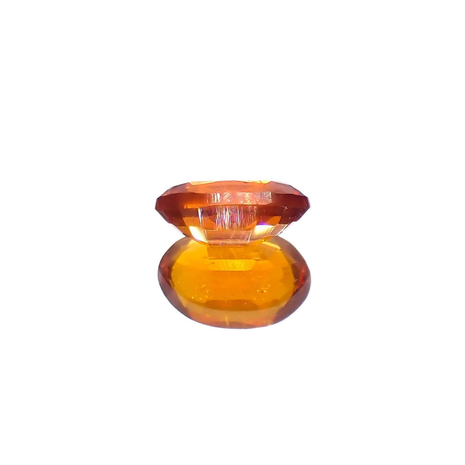 オレンジカイヤナイト ネパール産 0.89ct / 7x4.9mm前後 [251020596]