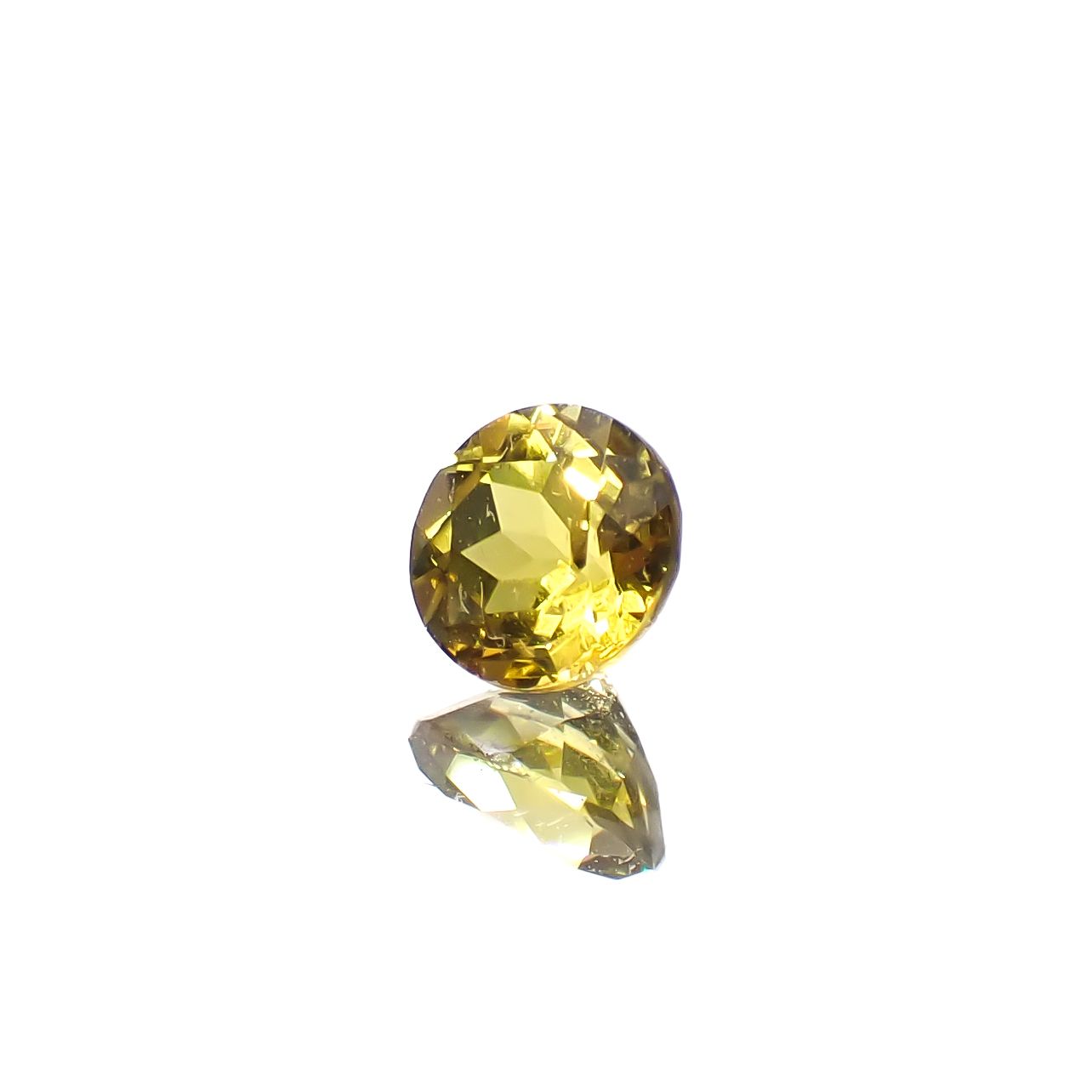 カナリートルマリン ザンビア・カナリー鉱山産 0.28ct[240527819]4x4mm前後