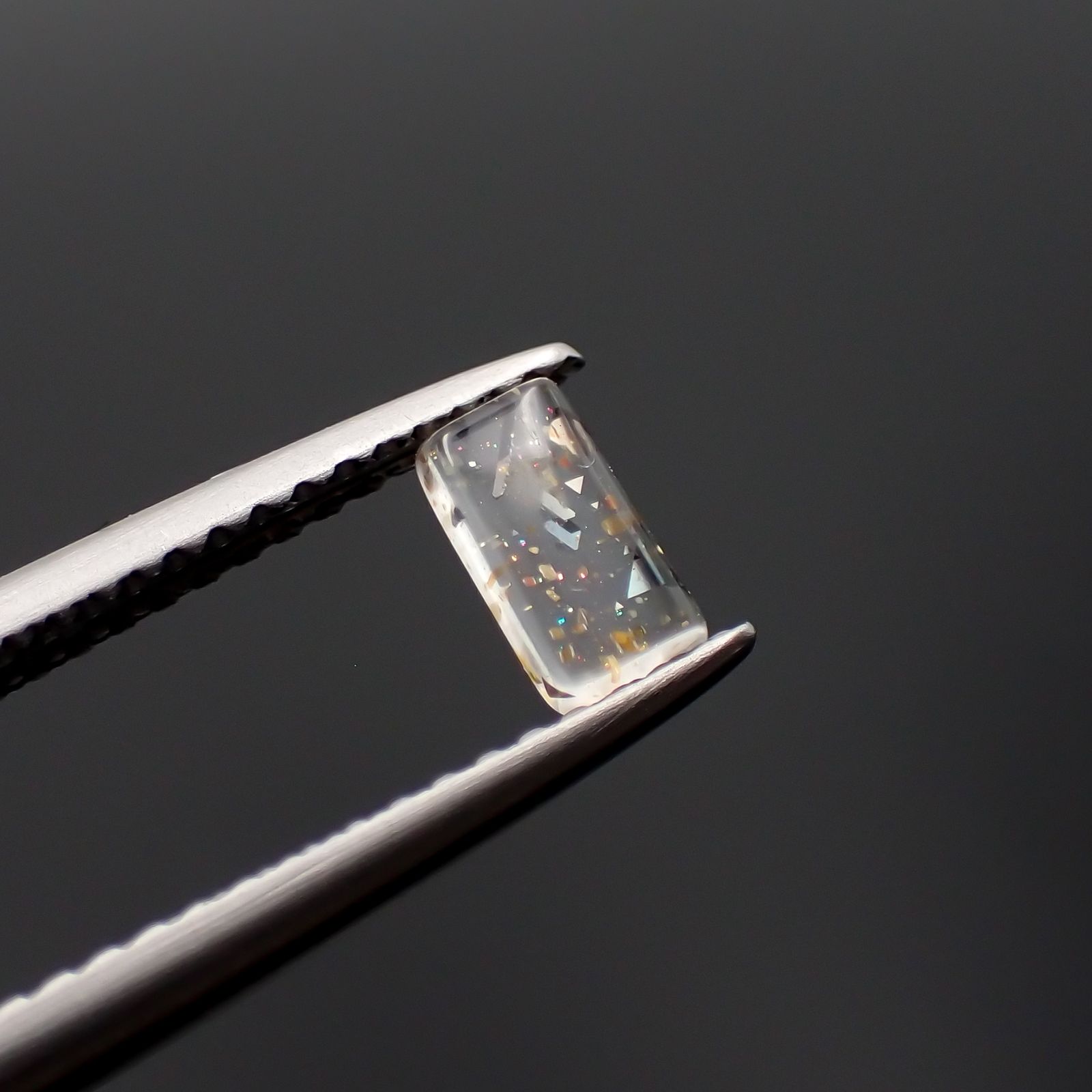 レインボーラティスサンストーン オーストラリア産 0.37ct[230321091]5.8x3.2mm前後