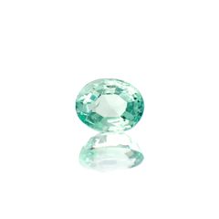 パステルカラーエメラルド コロンビア産 0.37ct / 5x3.9mm前後 [220918056]