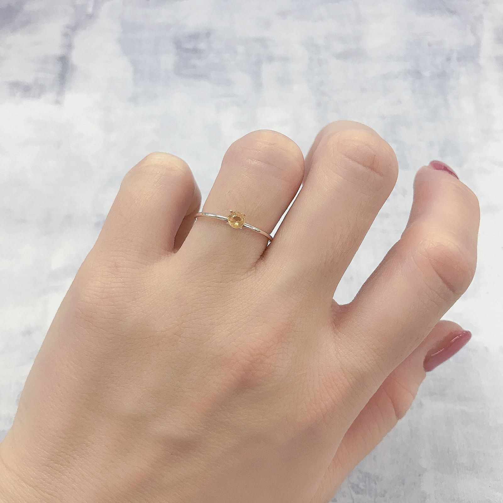 スペサルティンガーネット ケニア産 0.24ct[220114181]3.5x3.5mm前後
