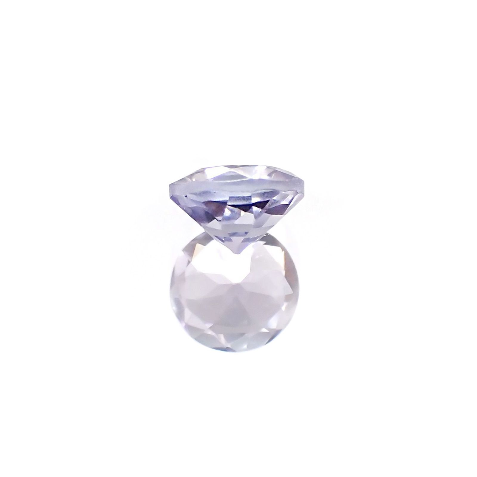 ラベンダーゾイサイト(宝石名ゾイサイト)タンザニア産 識別済 0.34ct / 4.3x4.3mm前後 [230622412]