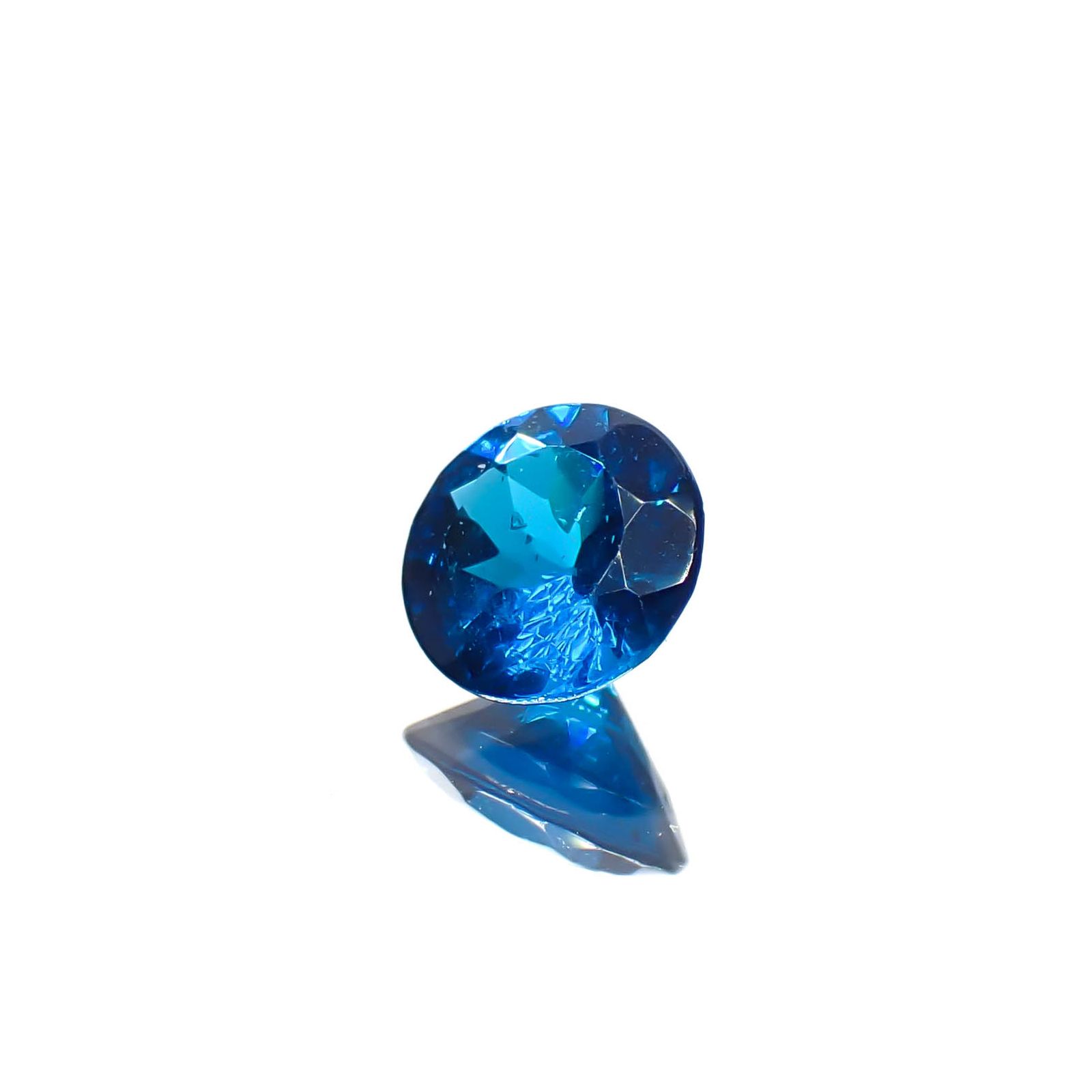 ディープブルーアパタイト マダガスカル産 0.30ct[240628152]4.4x4.4mm前後
