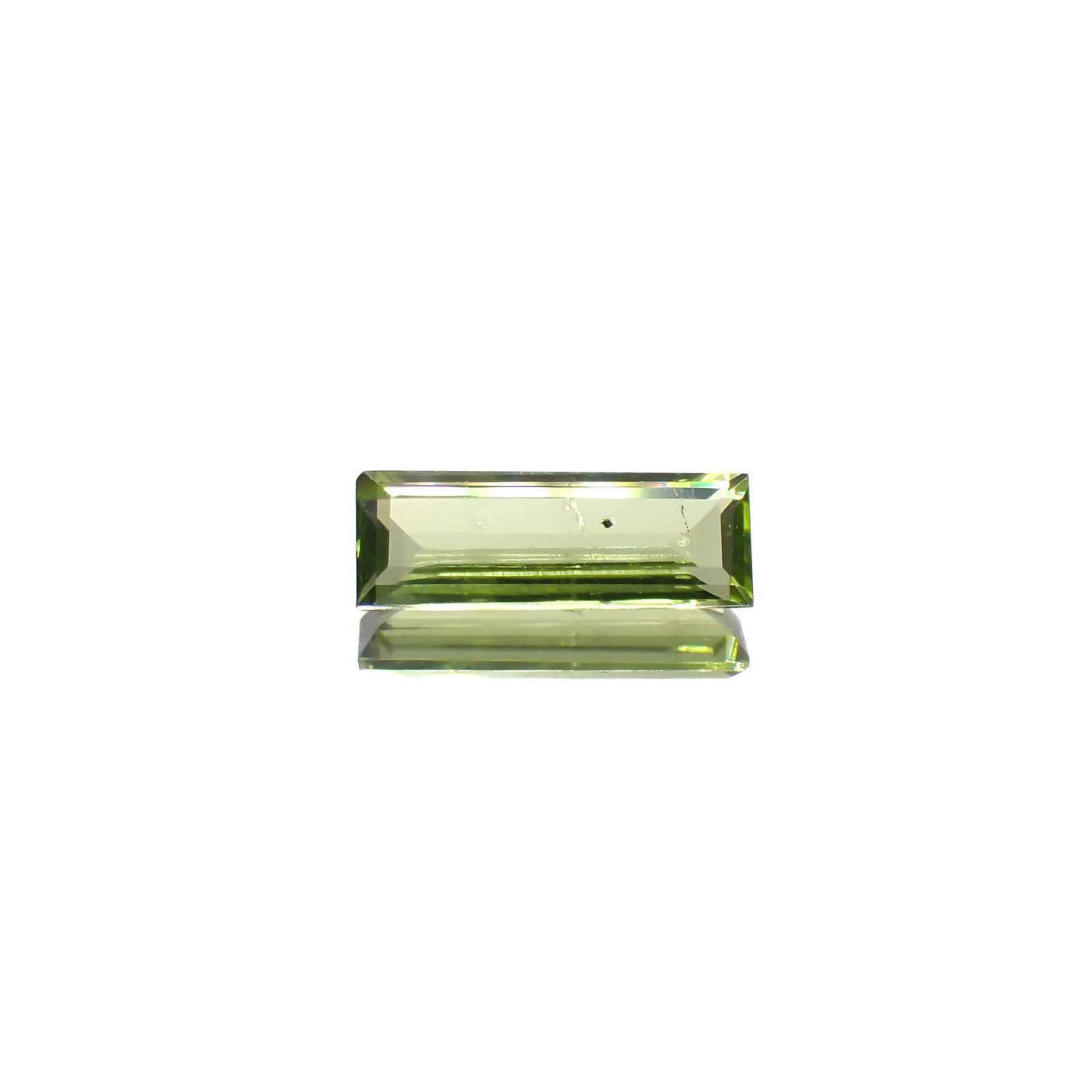 ブラックリリーパッドペリドット アメリカ・アリゾナ州産 0.90ct [231224607]10.1x3.5mm前後