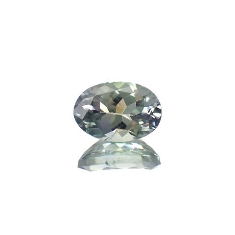 バイカラータンザナイト(宝石名タンザナイト)タンザニア産 0.68ct 識別済[220917745]6.4x4.6mm前後