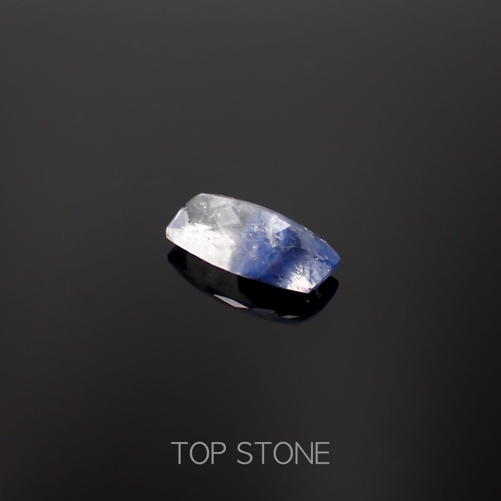 デュモルチェライトインクォーツ ブラジル産 5.16ct[230320874]15.7x7.5mm前後