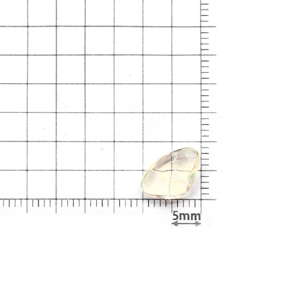 ファイヤーオパール 原石 メキシコ産 1.30ct [240125275]11.1x7.3mm前後