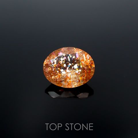 イリュージョンサンストーン インド産 2.15ct[221219256]9.9x8mm前後