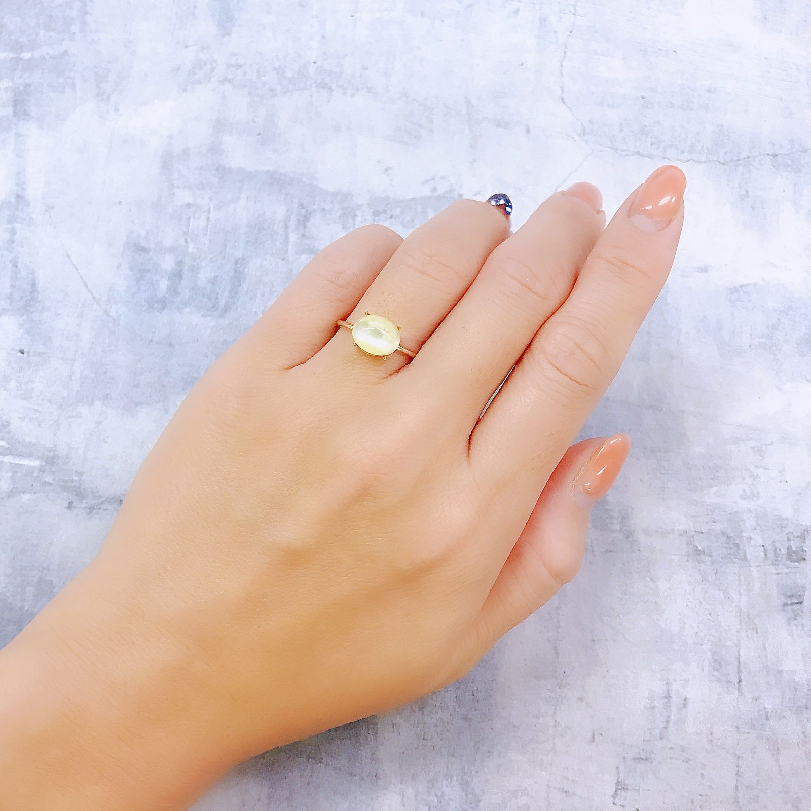 オパールキャッツアイ ブラジル・バイーア州産 2.12ct[220917856]9.5x7.4mm前後