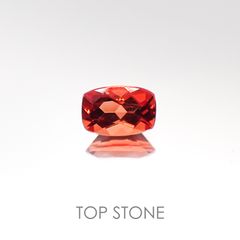 <ランダムセレクト1個販売> アンデシン クッションカット チベット産 0.37ct前後[20095529]6.1×4mm前後