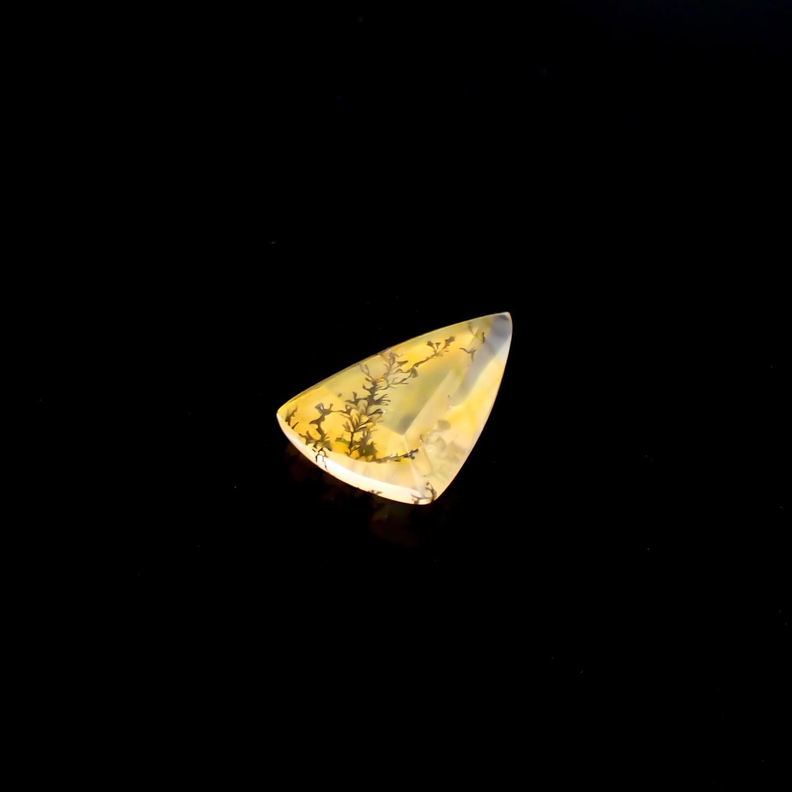 デンドリチッククォーツ ブラジル産 3.06ct[220616704]14.2x9.4mm前後