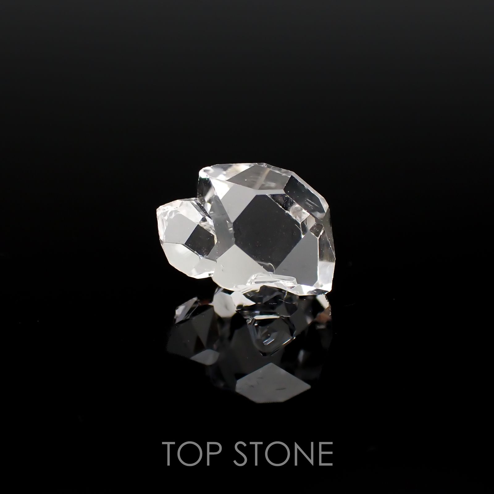 ハーキマーダイヤモンド 原石 アメリカ・ニューヨーク州産 3.15ct[220817378]10.8x8.8mm前後