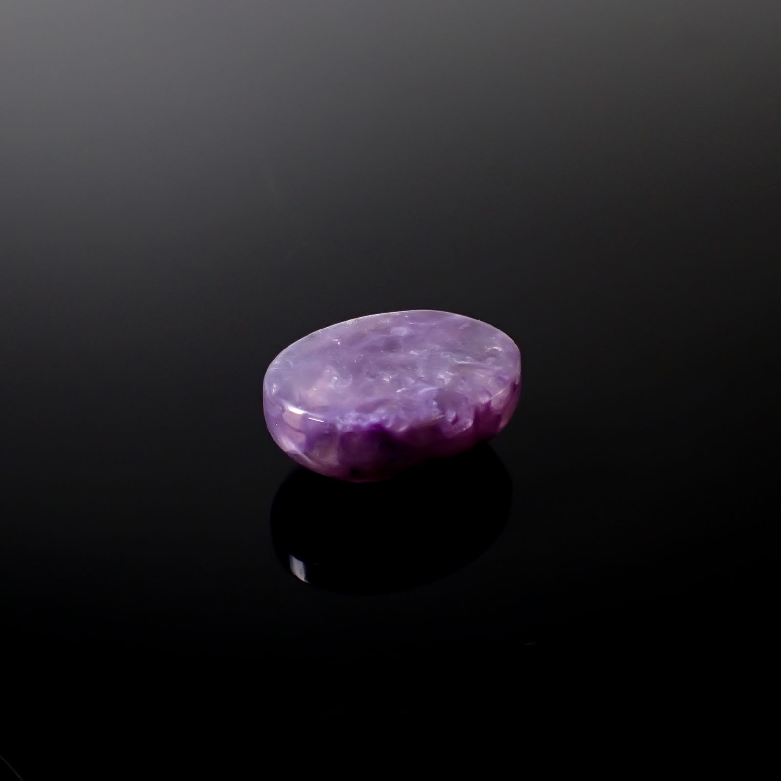 エンジェルシリカ(チャロアイトクォーツ) ロシア産 31.75ct [241029391]23.2x16.9mm前後