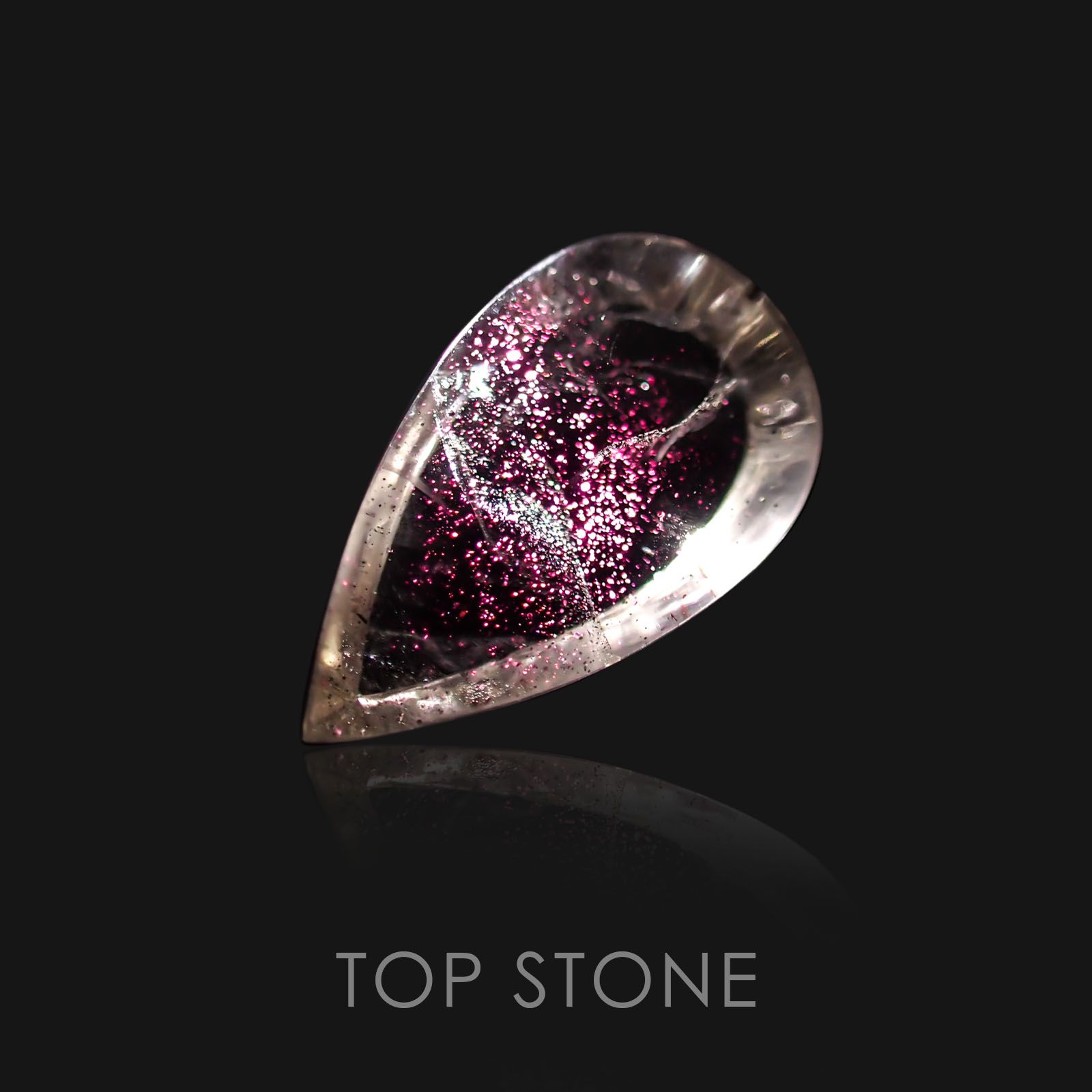 ティンカーベルクォーツ ブラジル産 ルース 8.21ct[20128632]19.4×11mm前後