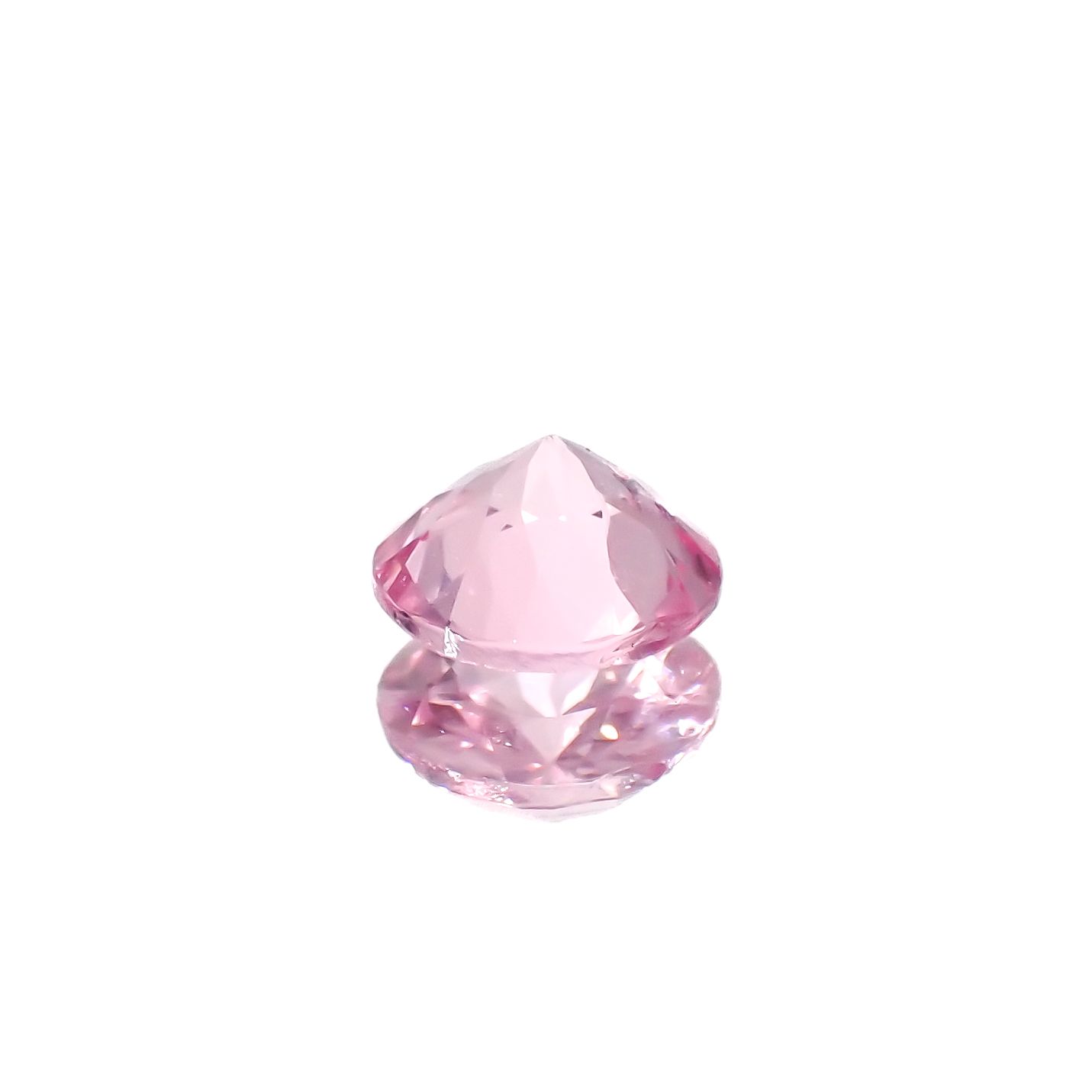 シルキーピンクスピネル タンザニア産 0.41ct[231224956]4.9x4.9mm前後
