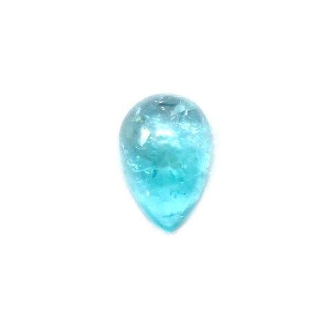 パライバトルマリン(宝石名トルマリン/別名パライバ・トルマリン)ブラジル・キントス鉱山産 0.442ct ソ付(宝貴協)[231224366]6x4mm前後