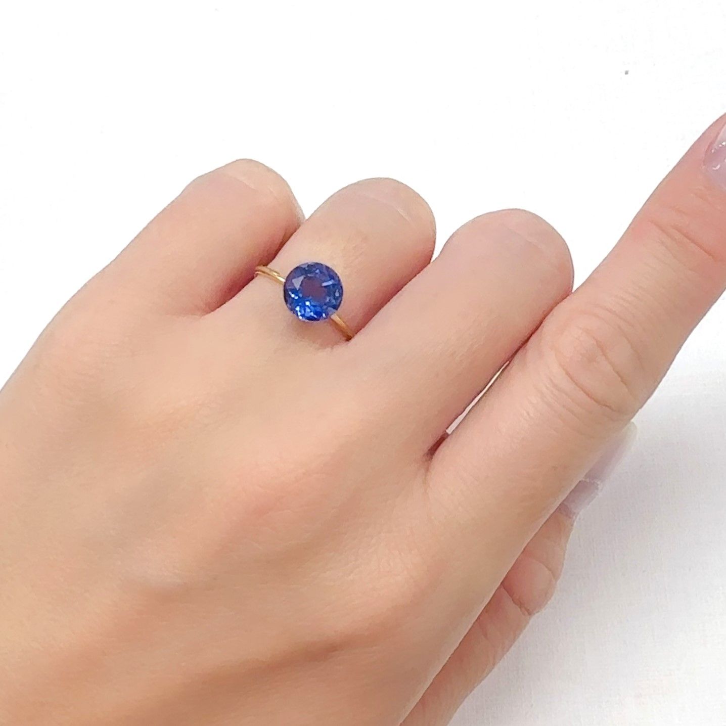 カラーチェンジフローライト ブラジル産 2.47ct[240627991]8.1x8.1mm前後