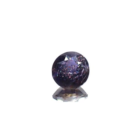 ブラッドショットアイオライト インド産 1.30ct [241129463]7.6x7.3mm前後