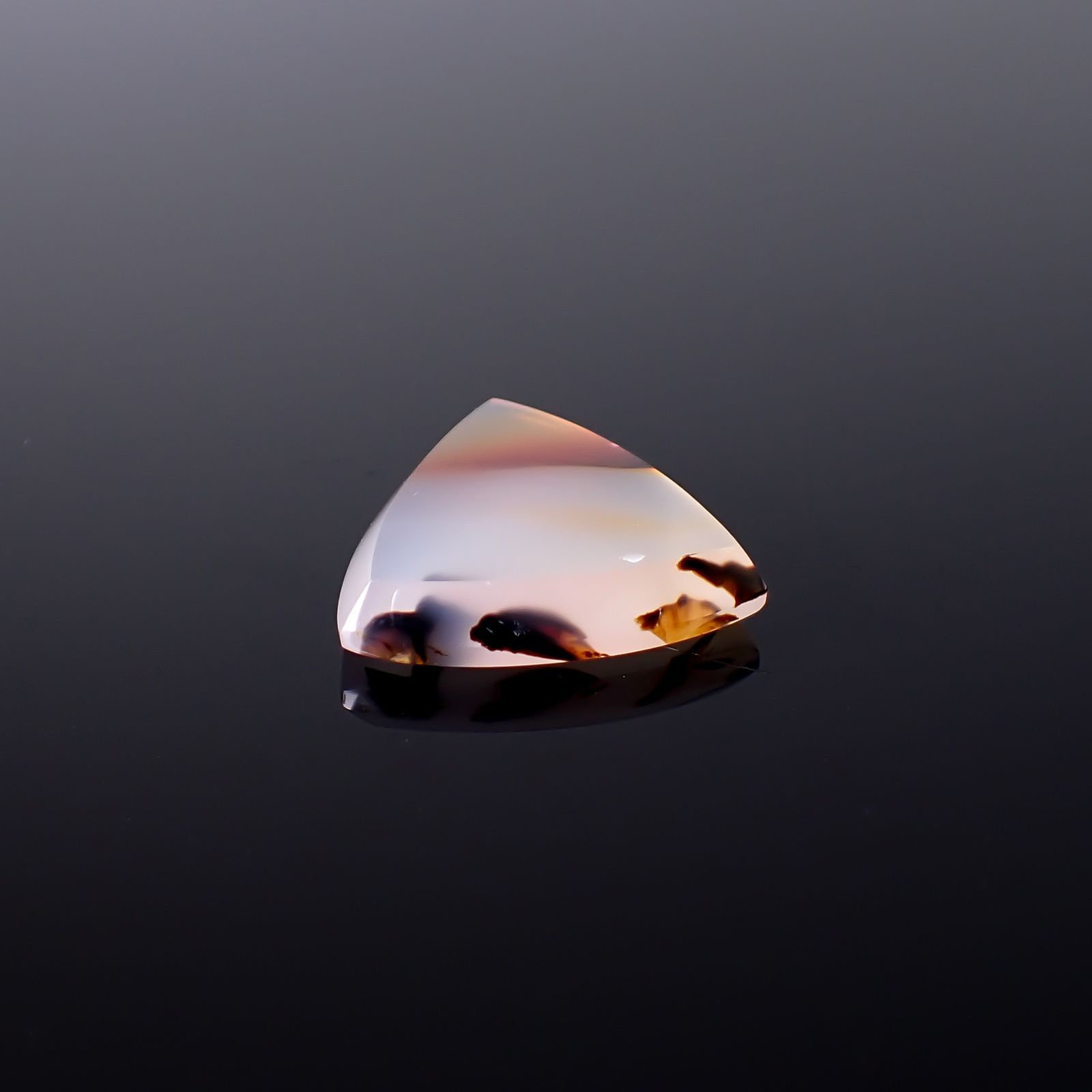 モンタナアゲート アメリカ・モンタナ州産 11.23ct / 18.5x19mm前後 [260832761]