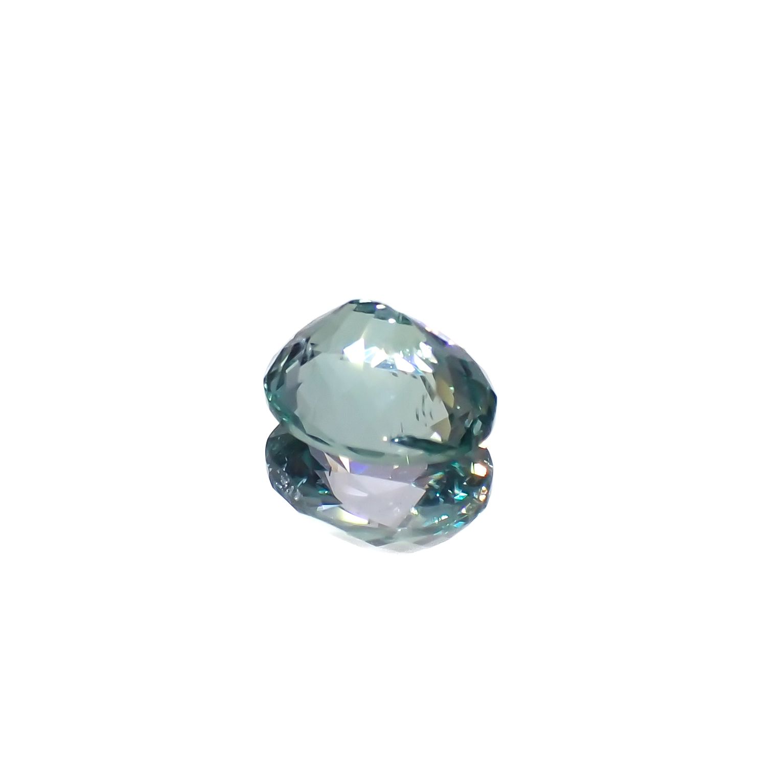ブルーグリーンコーネルピン タンザニア産 1.15ct[240327011]7.2x6.1mm前後