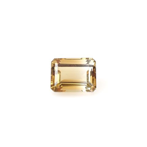 バイカラーシトリン ブラジル・ミナスジェライス州産 8.53ct[240326465]13.1x10mm前後