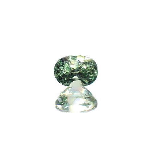 ミントガーネット(宝石名グリーン グロッシュラー・ガーネット)タンザニア産 0.33ct 識別済[221018629]4.4x3.2mm前後