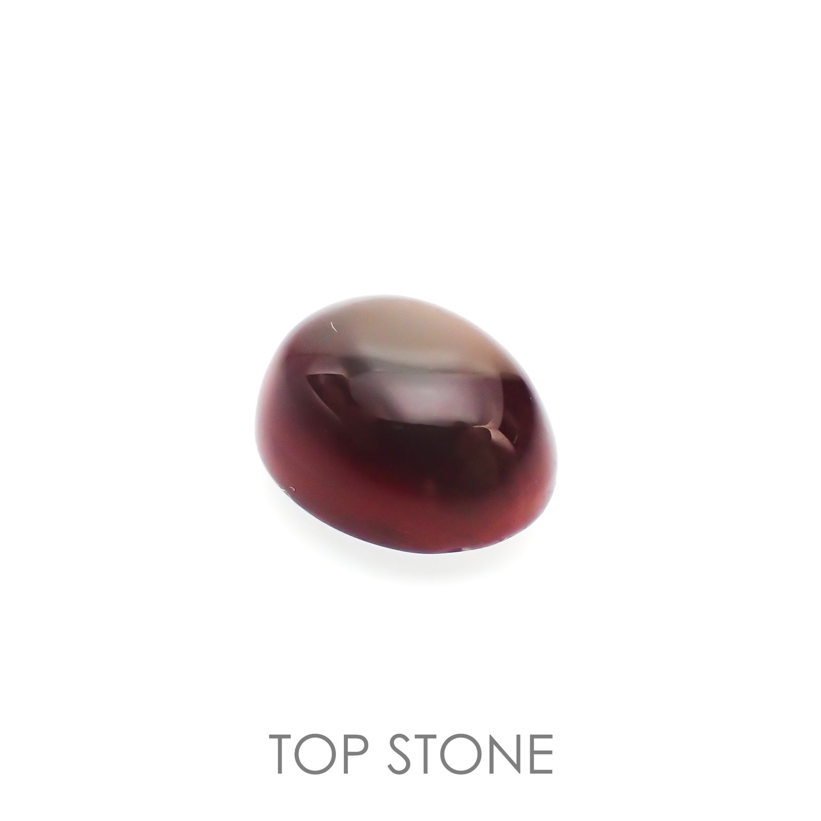 バイカラーアンデシン(宝石名アンデシン/ラブラドライト) チベット産 2.34ct 識別済[210913545]9.1×7.2mm前後