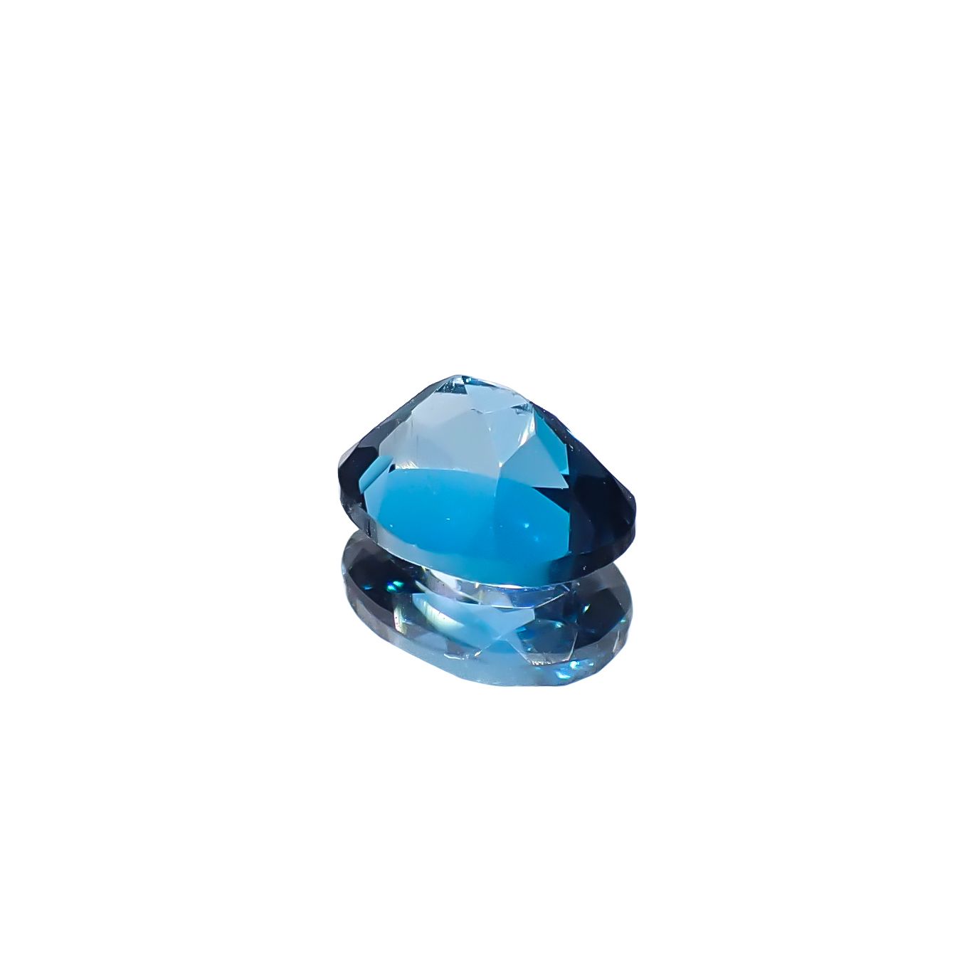 ロンドンブルートパーズ ブラジル産 1.48ct[240326792]7.9x5.9mm前後