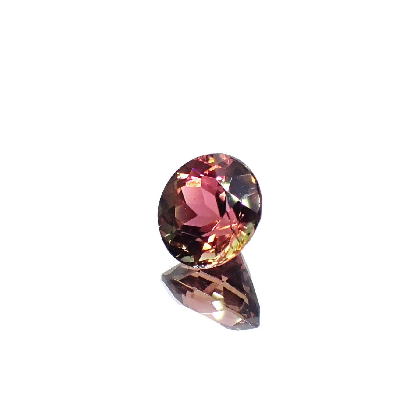 【専用出品】ブラジル産バイカラートルマリン バイカラートルマリン ブラジル産 2.73ct[240527765]8.5x8.5mm