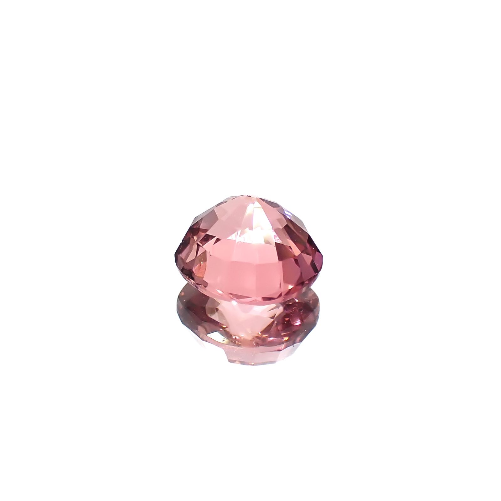 ローズピンクトルマリン(宝石名ピンク・トルマリン)ブラジル/アフリカ産 0.89ct 識別済[240929139]6.2x5.9mm前後