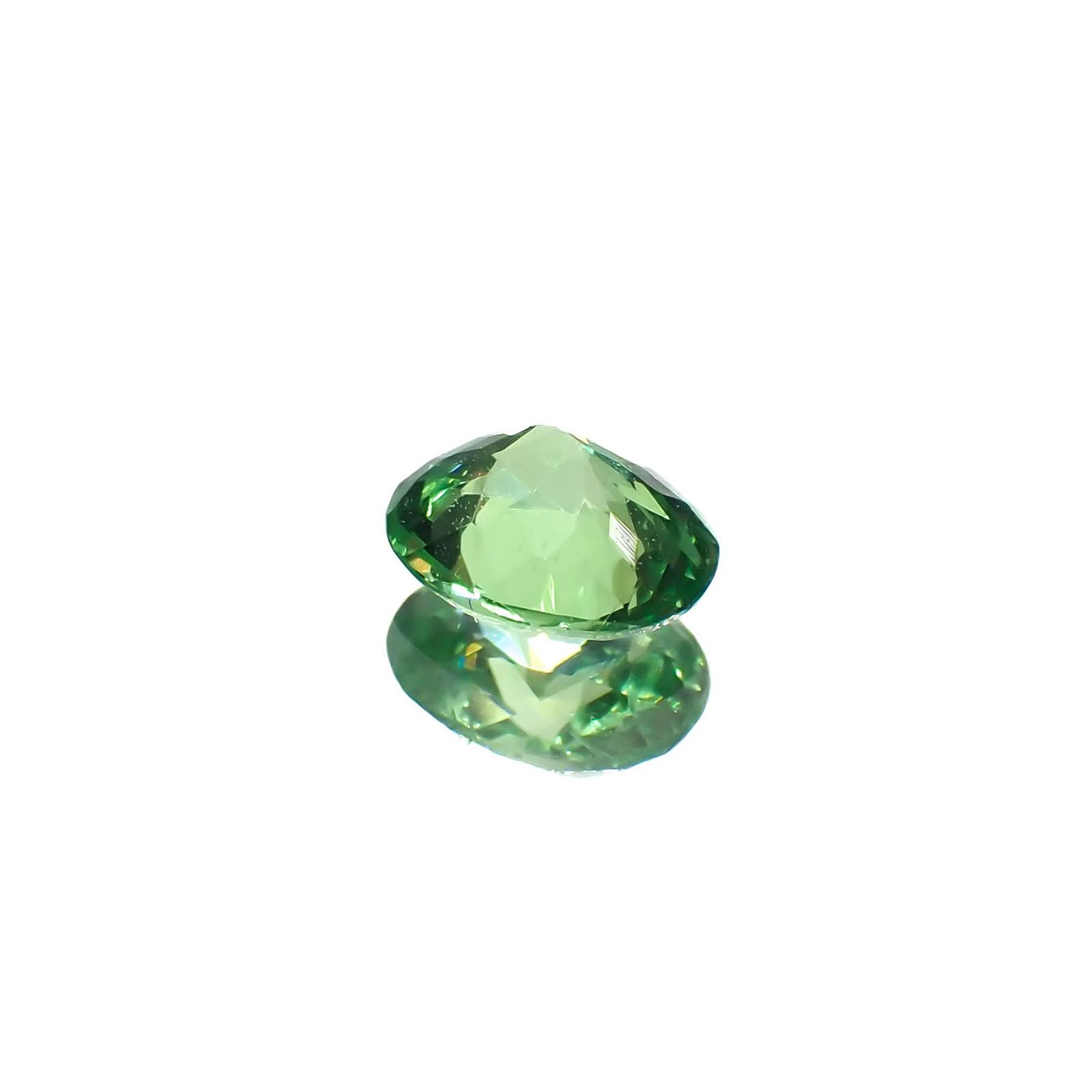 ミントガーネット(宝石名グリーン グロッシュラー・ガーネット)タンザニア産 0.37ct 識別済[230119972]5x4mm前後