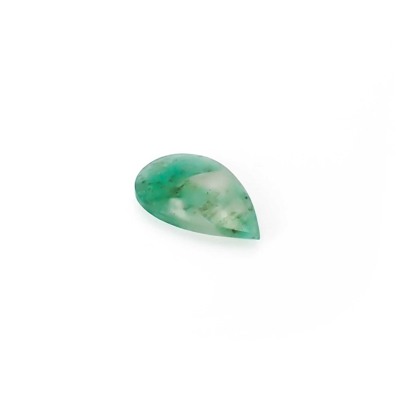 エメラルドインクォーツ ブラジル産 2.64ct / 13.9x9.2mm前後 [260432033]